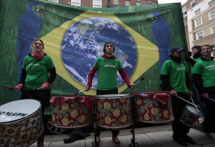 Greenpeace march to save the Amazon