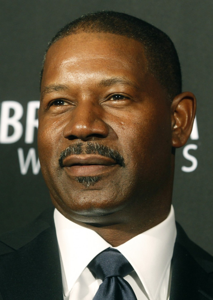 Actor Dennis Haysbert poses as he arrives at the British Academy of Film and Televison Arts Los Angeles Britannia Awards in Beverly Hills