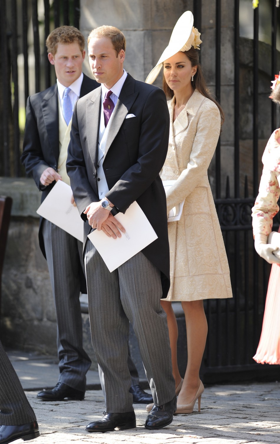 The Royal Trio at a Family Wedding