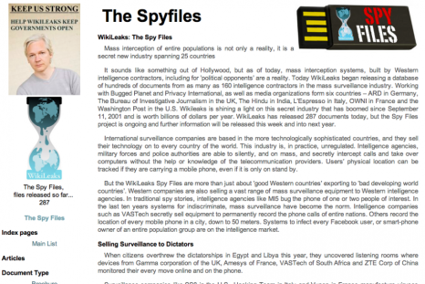 Wikileaks Spy Files