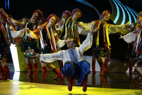 Dancers at EURO 2012 draw