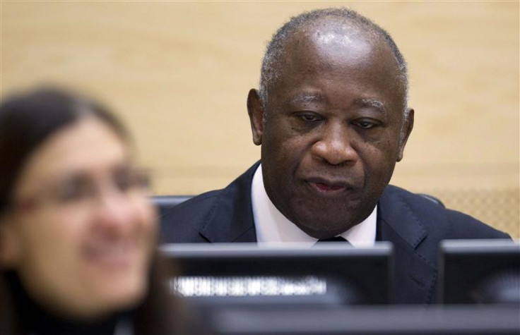 Former Ivory Coast President Gbagbo waits for the judges to arrive at the ICC in The Hague