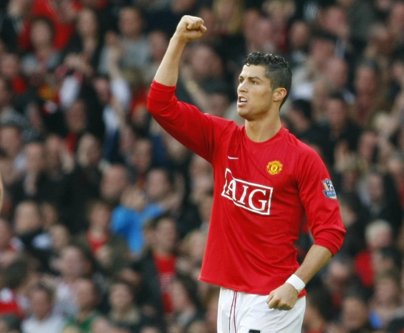 Ronaldo during his Manchester United days