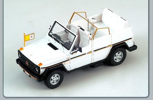 Popemobile toy model