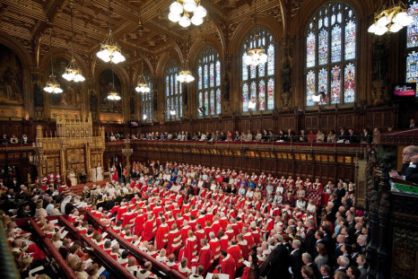 Queen Elizabeth Addressing House of Lords