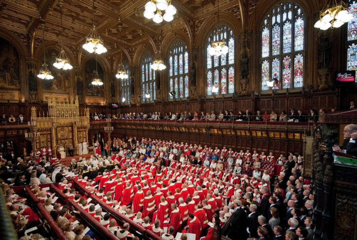 Queen Elizabeth Addressing House of Lords