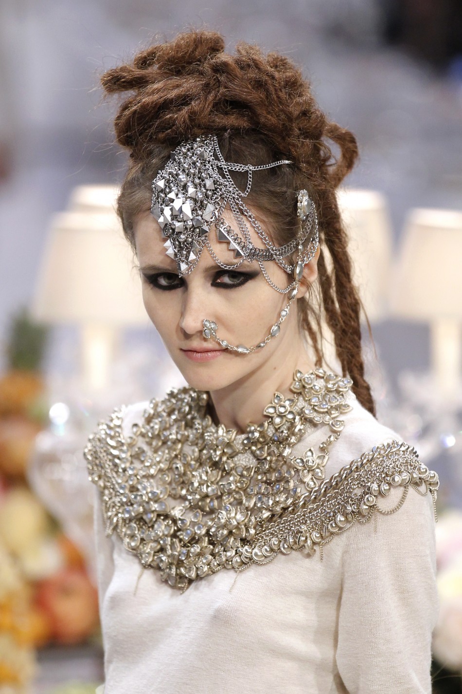 Karl Lagerfeld Hosts India-Inspired Couture Show for Chanel Fashion House
