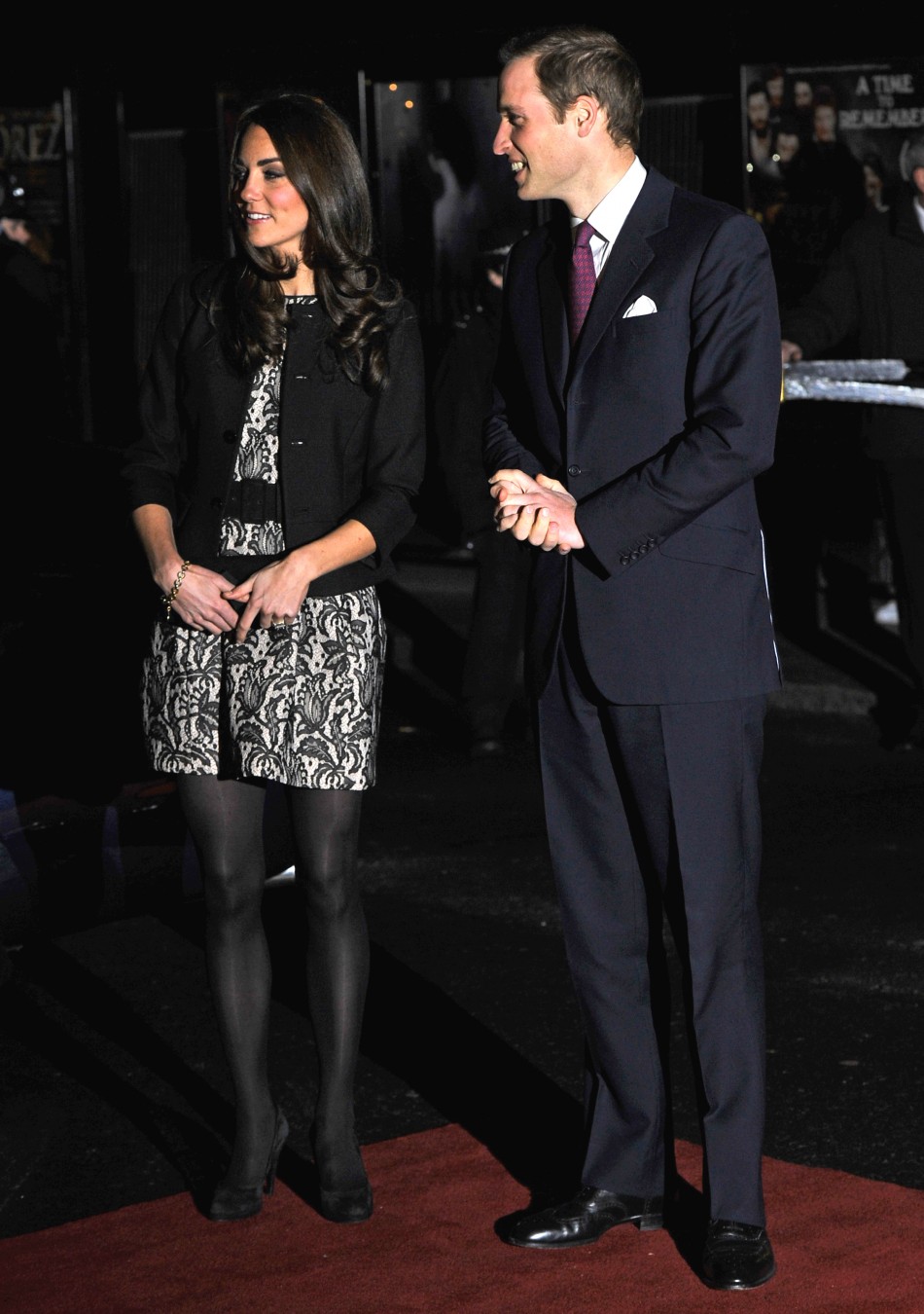 Prince William and Katherine at the Royal Albert Hall