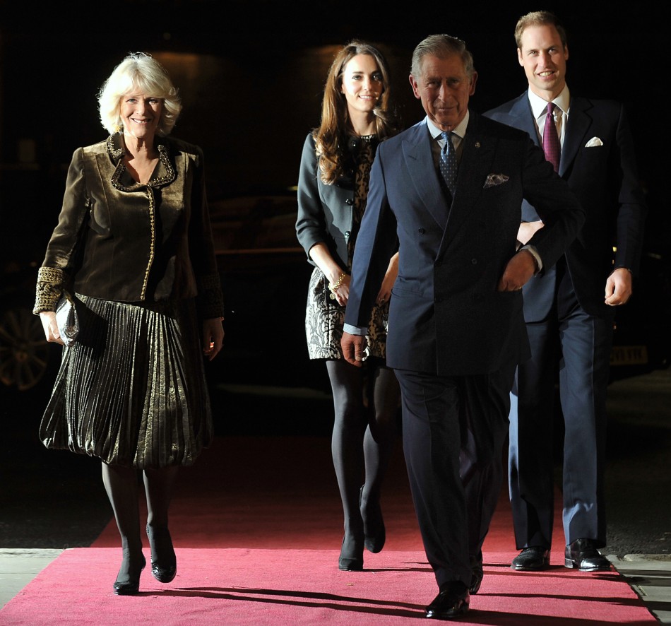 The Royals Arrive at the Royal Albert Hall