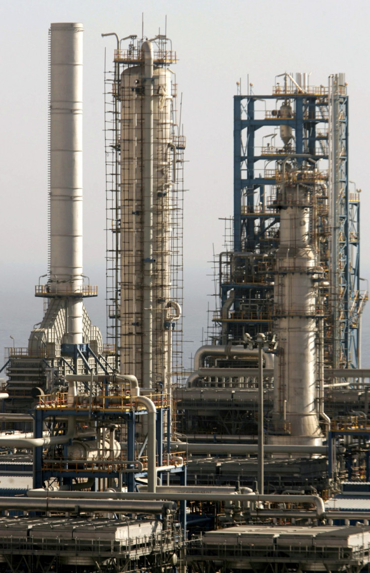 View of petrochemical complex in seaport of Assaluyeh on Iran's Persian Gulf coast