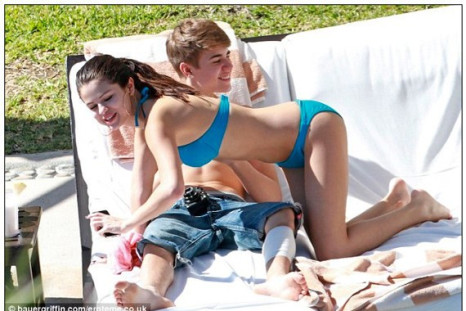 Justin Bieber and Selena Gomez