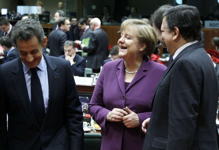 Merkel, Sarkozy and Barrosso.