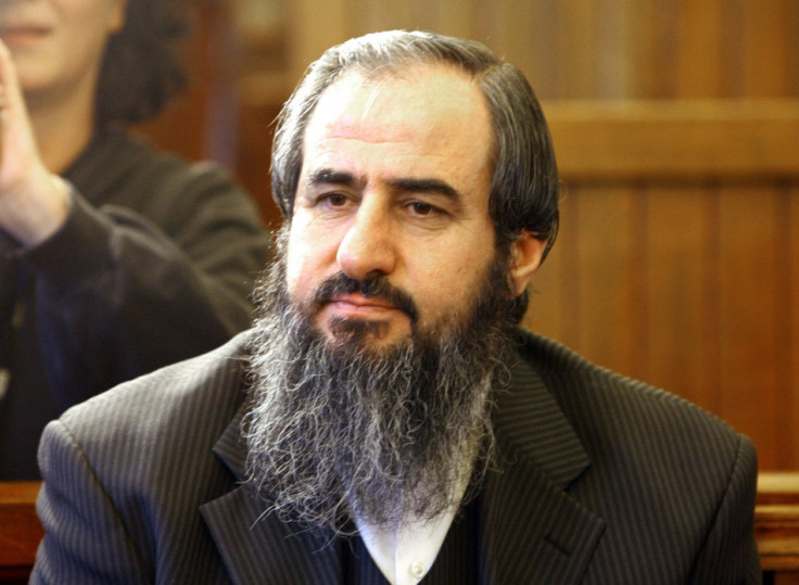 Mullah Krekar, co-founder of the radical Islamist group Ansar al Islam, sits in Norway's Supreme court in Oslo