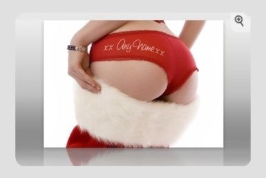 Personalised Christmas Underwear Print
