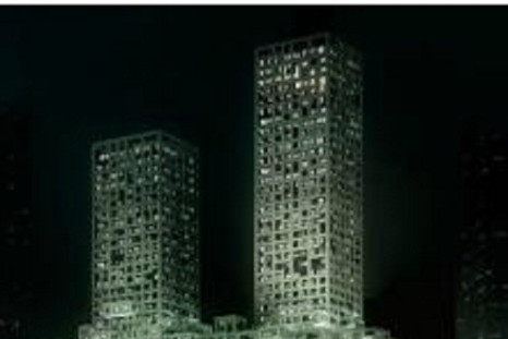 An artist's impression of the buildings