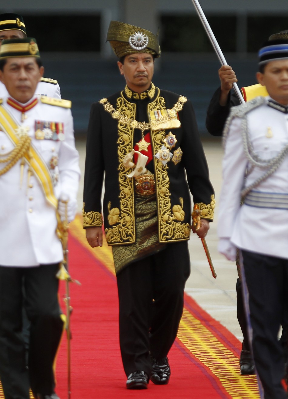 Malaysias outgoing king Sultan Mizan