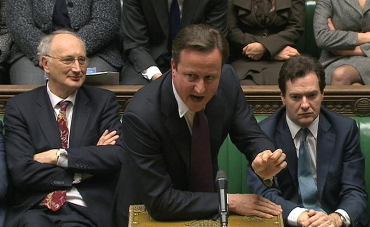 David Cameron in the Commons