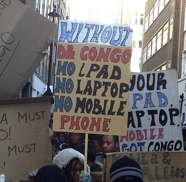 Minerals that are used in the manufacturing of mobile phones are being used to finance the civil war in Democratic Republic of the Congo