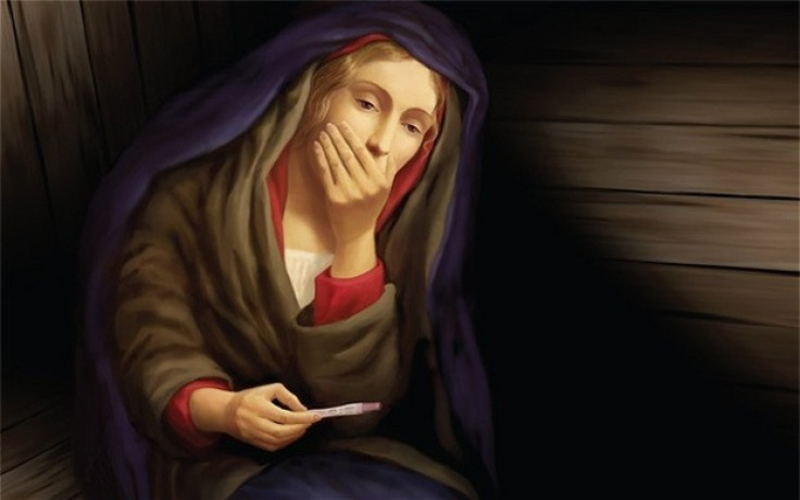 St Matthew in the City Church in Auckland, New Zealand, has launched this billboard depicting Virgin Mary and a positive pregnancy test, on its building  Read more: http://www.dailymail.co.uk/news/article-2074105/Virgin-Mary-positive-pregnancy-test-Church