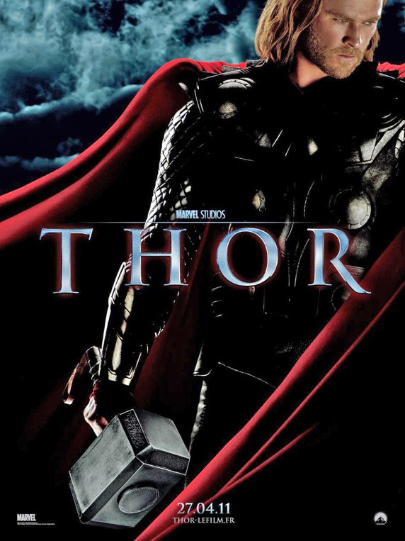 Thor played by Chris Hemsworth