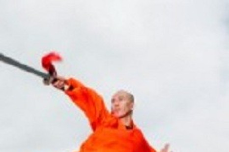 Chinese fugtive-turned-actor Ji Siguang while playing a Buddhist monk in Shaolin Tigers