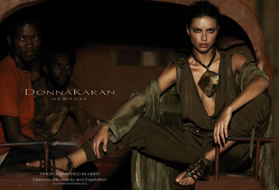Donna Karans Adriana Lima Haiti Ad Campaign Deemed Racist