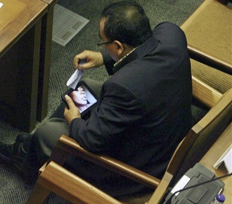 Indonesian lawmaker watches porn in parliament