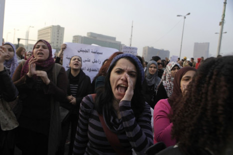 Egypt women protest