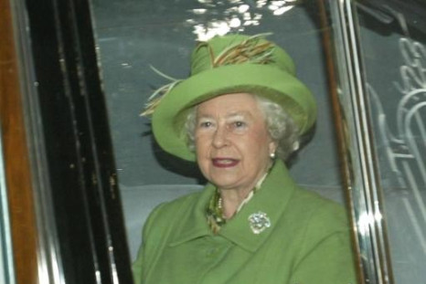 The Queen at Christmas church service in 2003