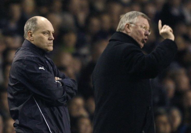 Alex Ferguson (R) and Martin Jol