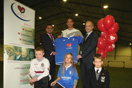 Birmingham City will play with the Little Hearts Matter logo on their shirts