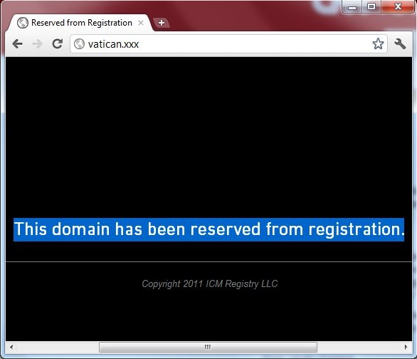 First PETA Now Pope, Porn Pandemic Grows: Vatican XXX Site Domain Purchased