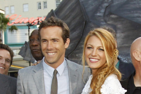 Reynolds and Lively pose at the premiere of