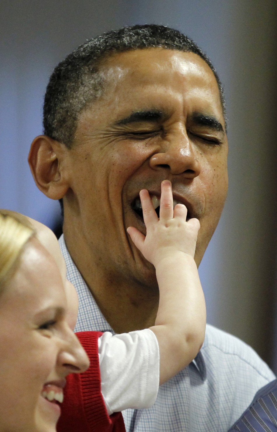 President Obama & 8 Month Old Cooper