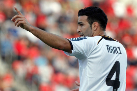 Valencia&#039;s Adil Rami has been linked to Manchester United