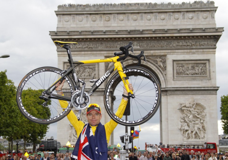 cadel Evans tour de france champ