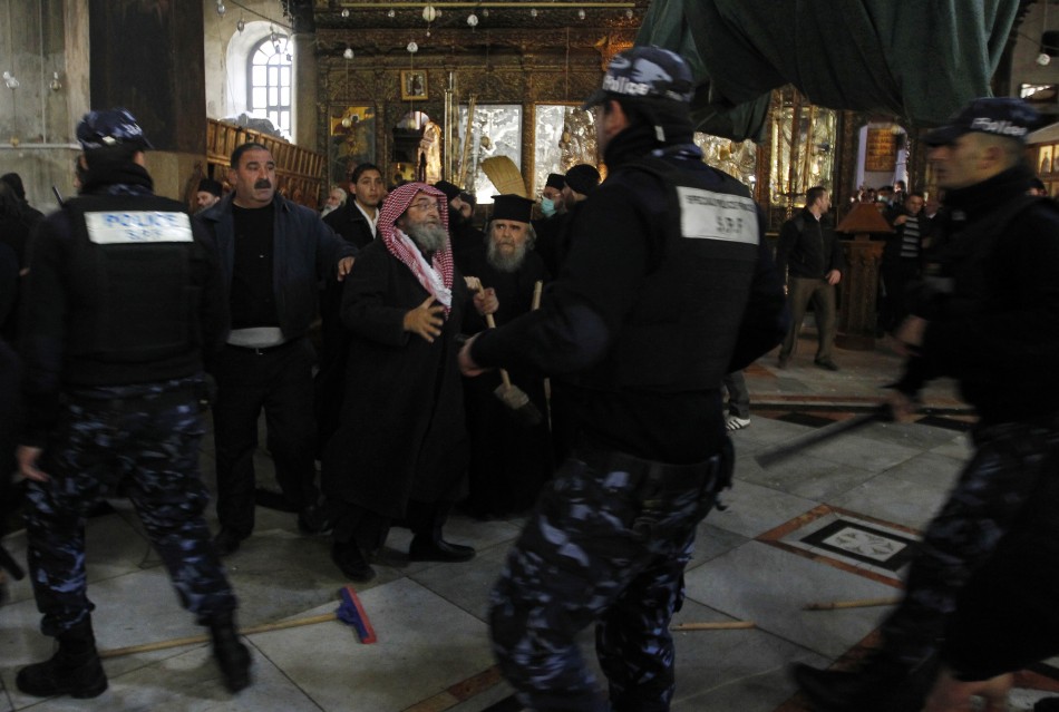 Priests Brawl in Bethlehem