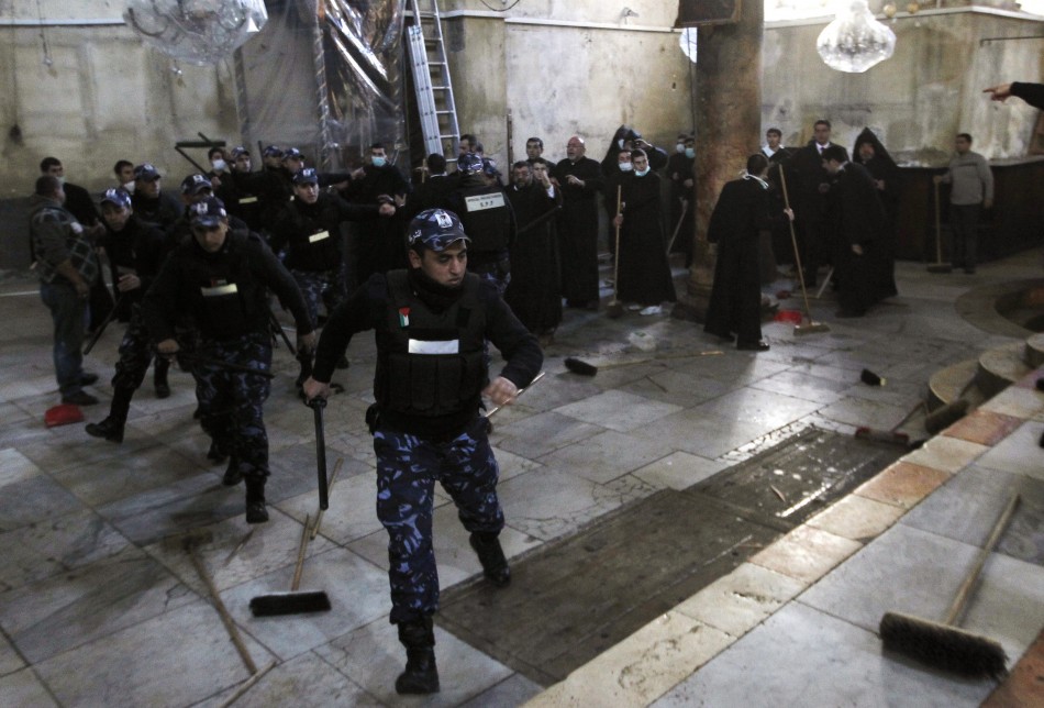 Priests Brawl in Bethlehem
