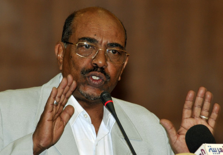 Sudan's President Bashir speaks during a signing ceremony in Khartoum