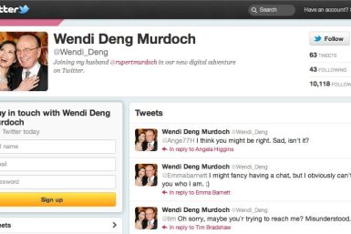 Wendi Deng Twitter
