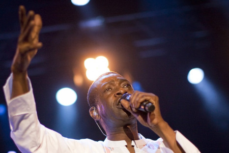 Senegalese singer N'Dour performs onstage during the 44th Montreux Jazz Festival in Montreux