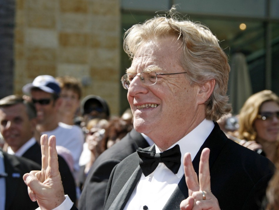 Television personality Jerry Springer arrives at the 34th annual Daytime Emmy Awards in Hollywood