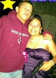 Jamie Gonzalez poses with a friend holding his pellet gun (Pic:Facebook)