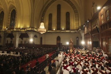 Coptic Christians Attend Christmas Eve Mass