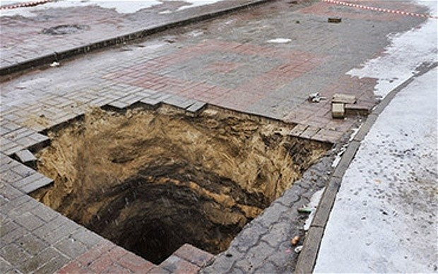 Russian Sewage Collapse