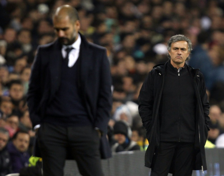 Pep Guardiola and Jose Mourinho