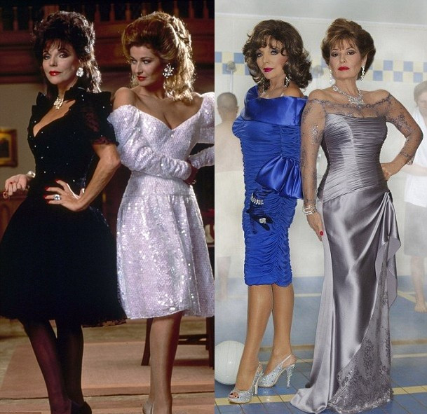 Joan Collins and Stephanie Beacham