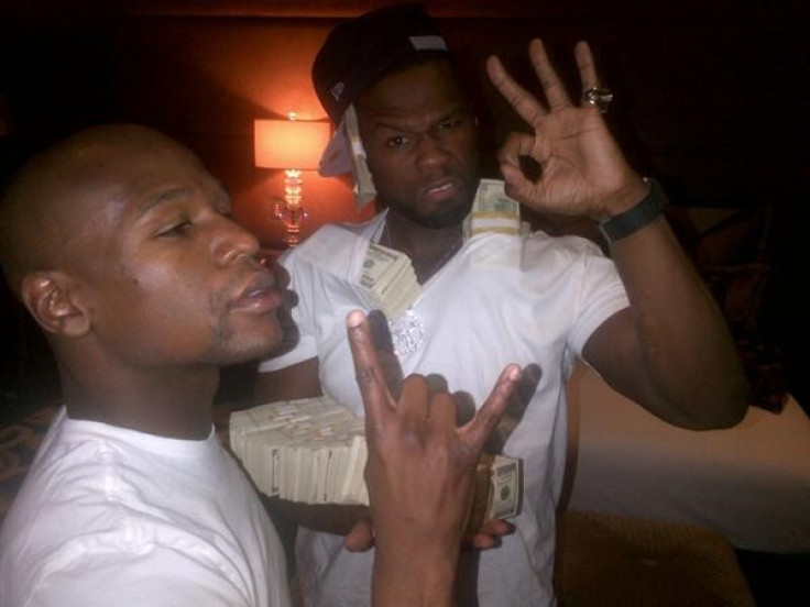 Rapper 50 Cent And Floyd Mayweather