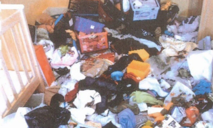 Kimberly Hainey's flat in Paisley, Renfrewshire, where Declan was murdered and left to rot was filled with rubbish (BBC)