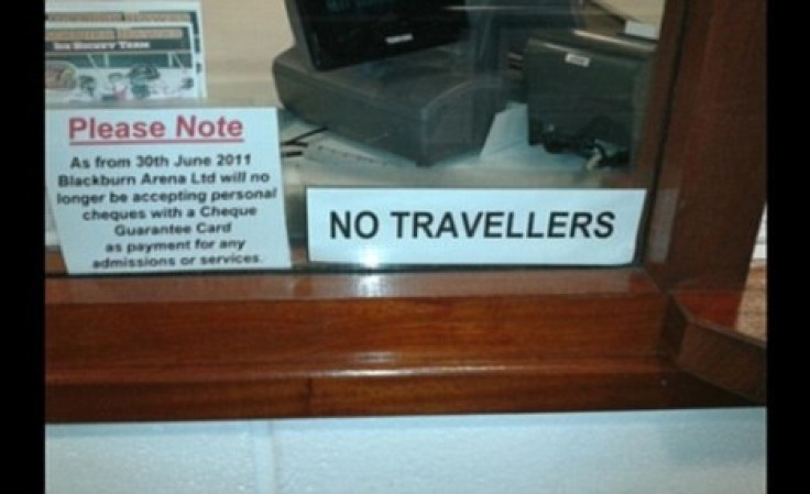 &quot;No Travellers,&quot;: the racist sign.